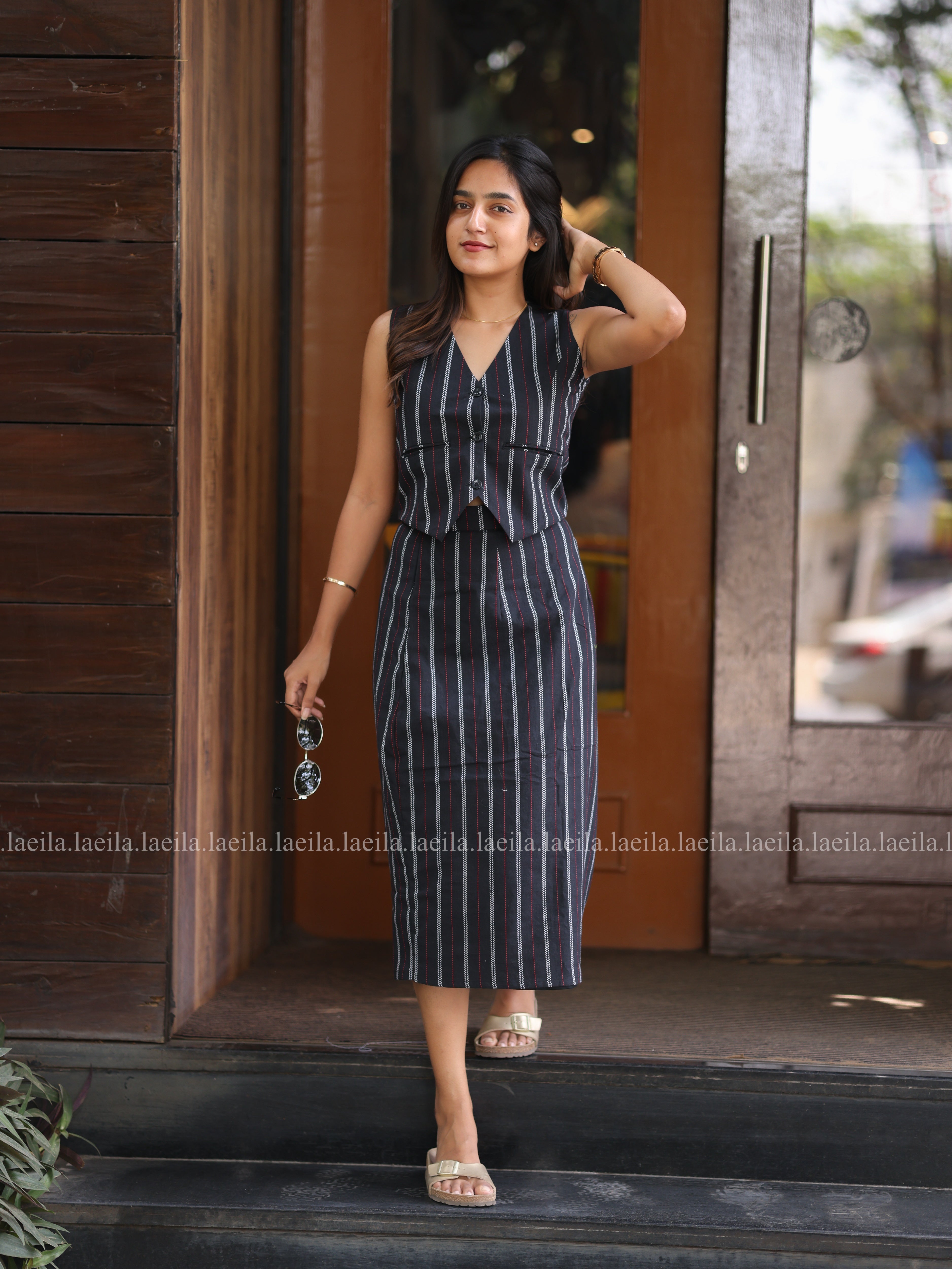 Black Tara - Coord Skirt Set